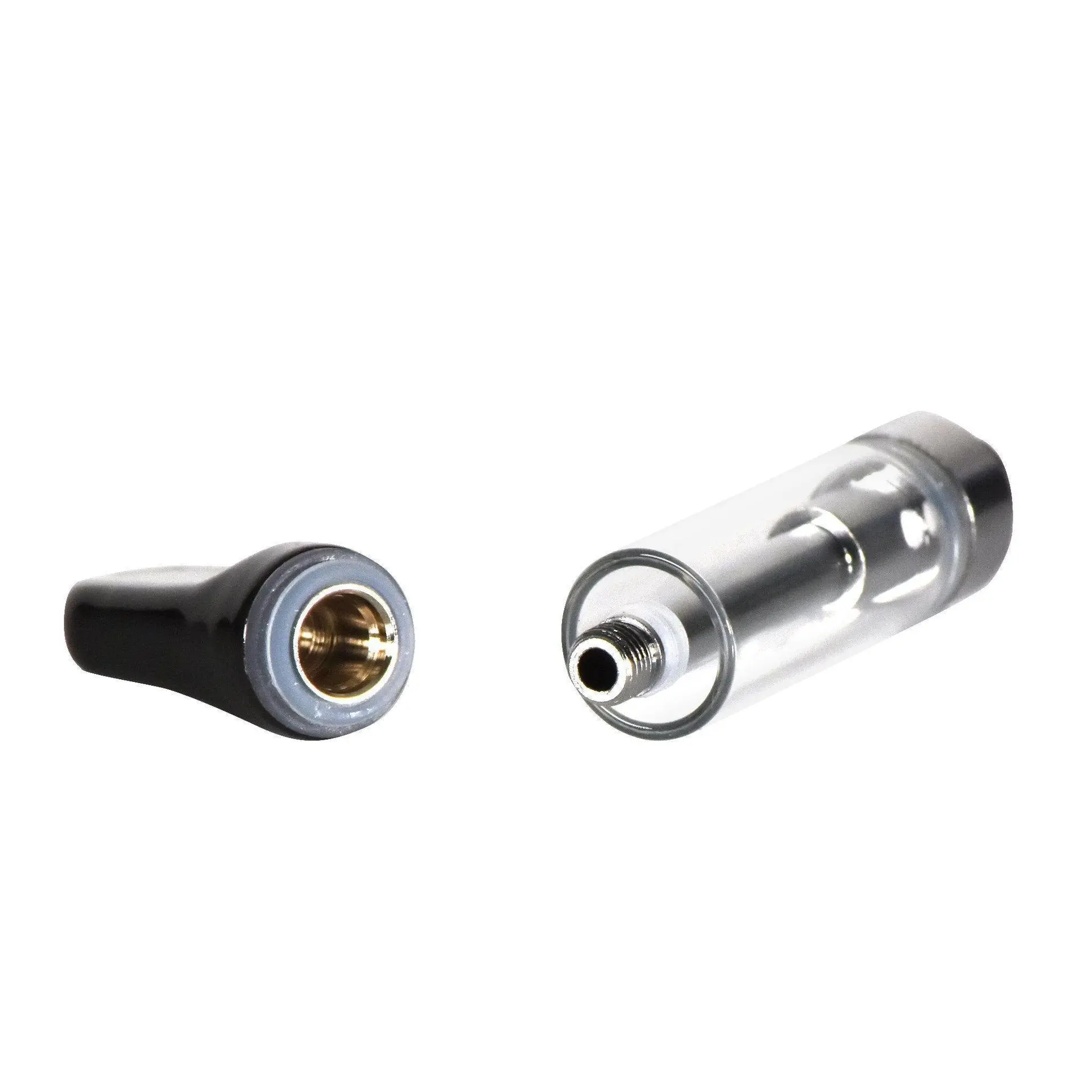 Empty 1mL 510 black tip vape cartridges